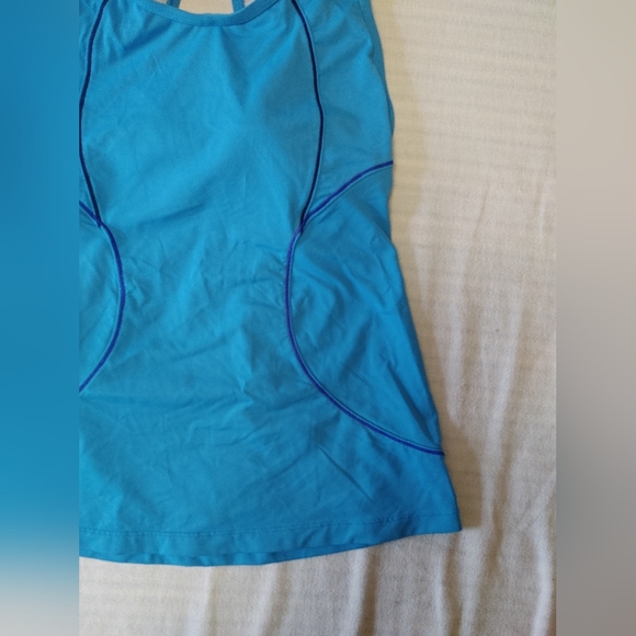 ATHLETA Blue Fitness Running Tank Top Size Small - Picture 5 of 8
